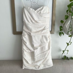 BCBGmaxazria white mini dress